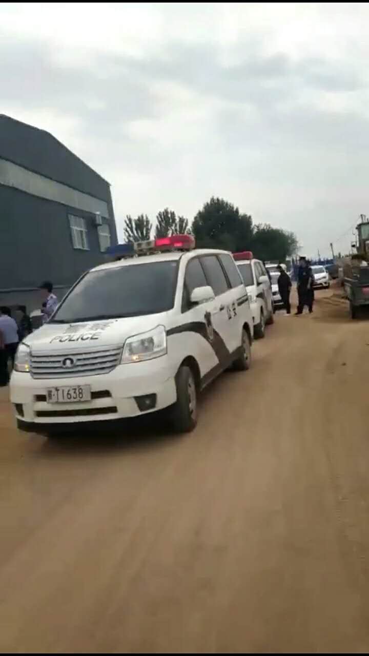 環保督察小組執法現場