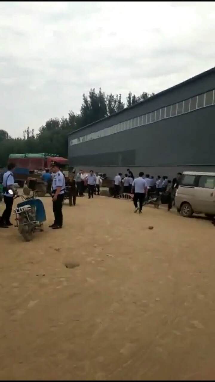 環保督察小組執法現場