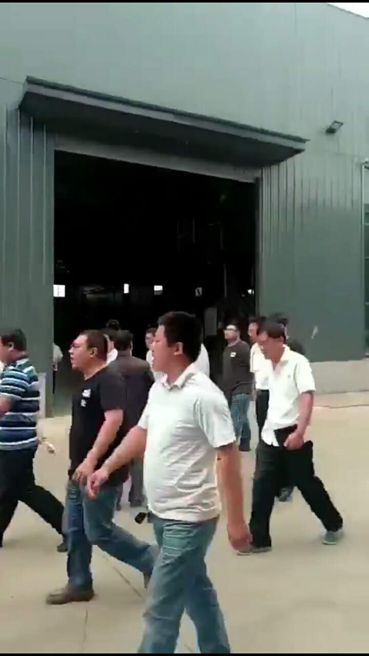 環保督察小組執法現場