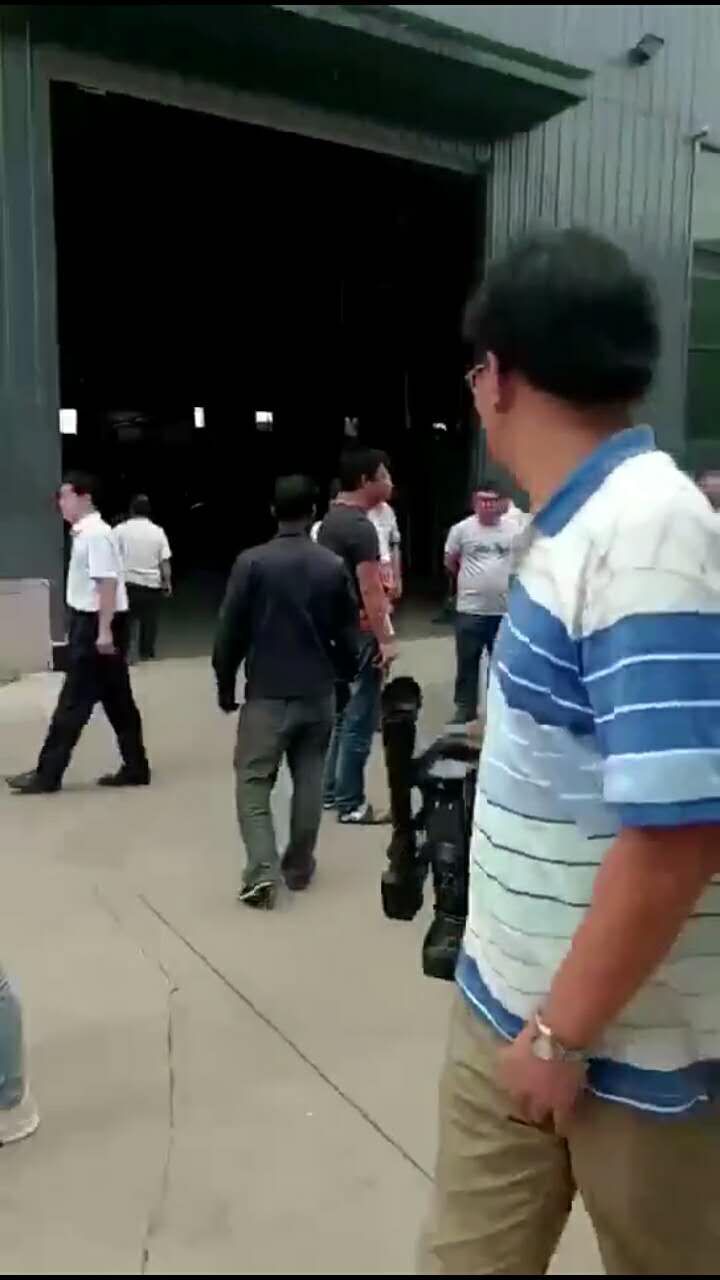 環保督察小組執法現場