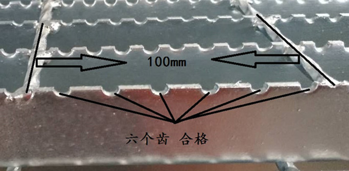 齒形鋼格板規范簡圖